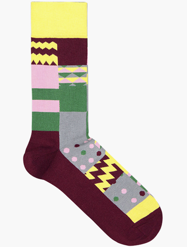 MultiColour Print Crew Socks